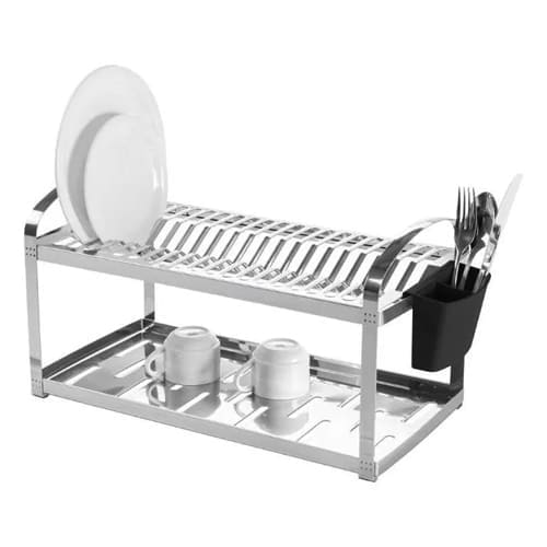 Escorredor De Louca Aco Inox 20 Pratos 2099120