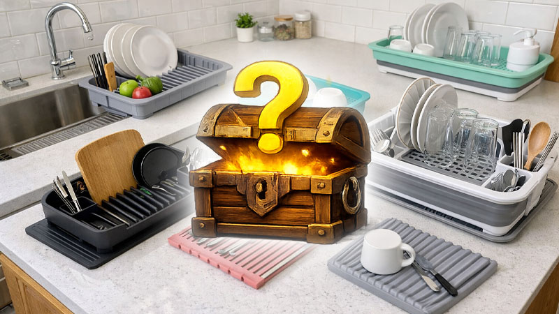 Escorredor de Louca de Silicone e Bom