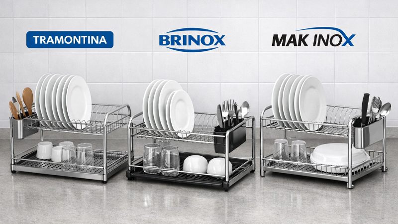 Escorredor de Pratos Inox Enferruja Descubra a Verdade Antes de Comprar 2